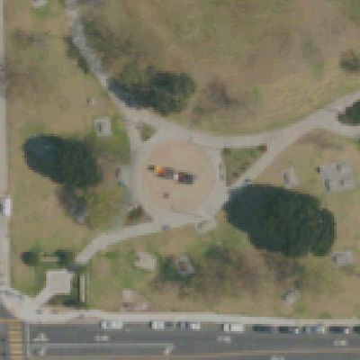 Aerial view of Hourglass Community Park