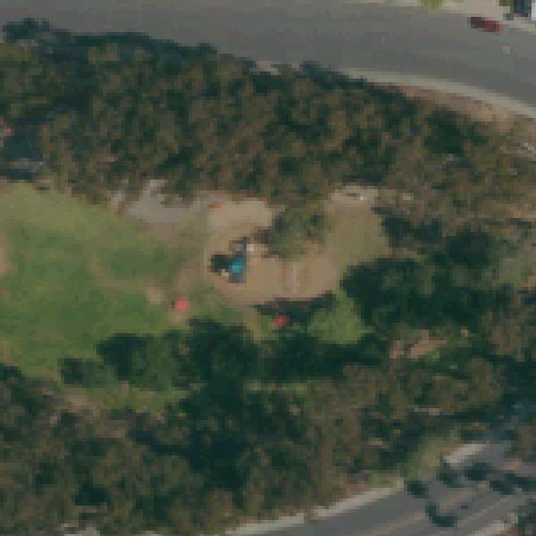 Aerial view of Hoyt Park
