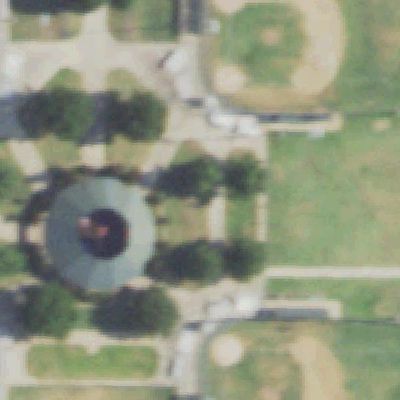 Aerial view of Hurst Community Park