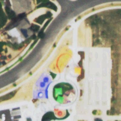 Aerial photo of Inclusive Playground