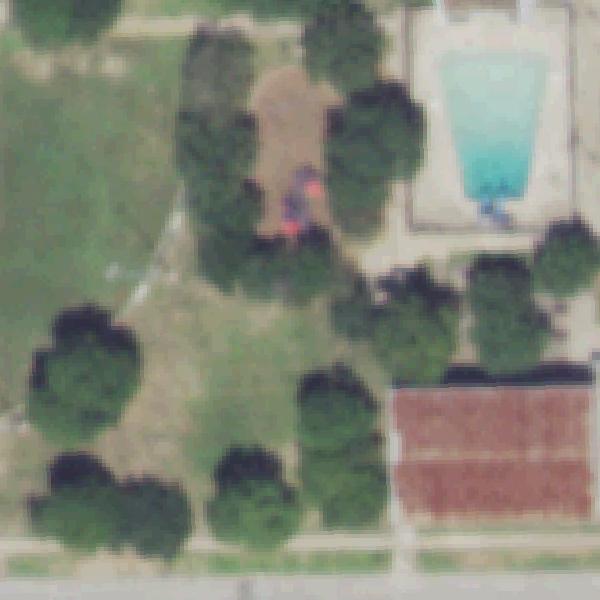 Aerial photo of Independence Heights Park