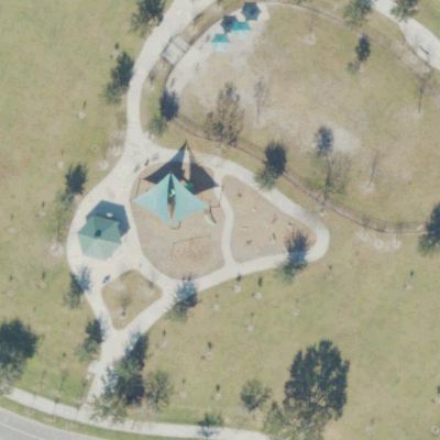 Aerial view of Independence Park