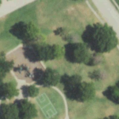 Aerial view of Indian Creek Park