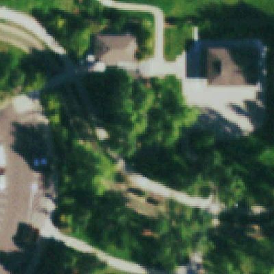 Aerial photo of Interlocken East Park
