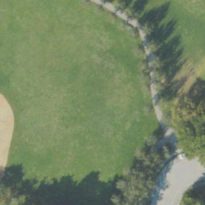 Aerial view of International Gardens Park