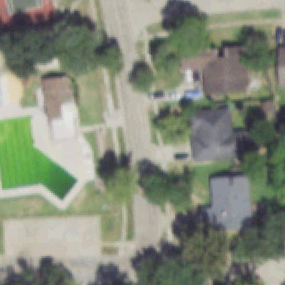 Aerial photo of Inwood Pines Playground