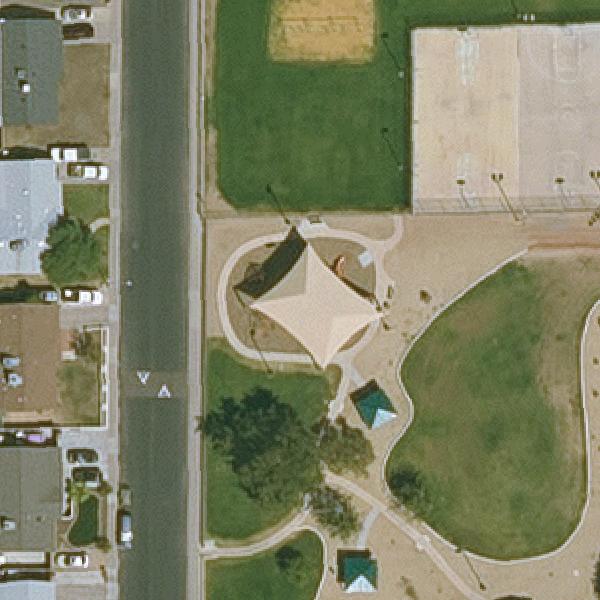 Aerial view of Ira Murphy Park