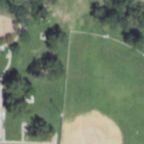 Aerial photo of Irvington Park