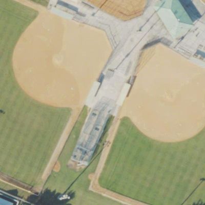 Aerial view of Island Park
