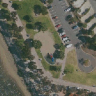 Aerial view of J St Harbor Park