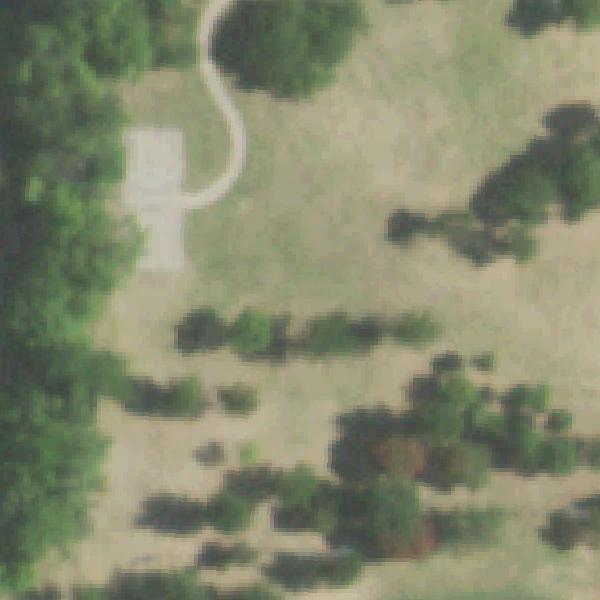 Aerial view of Jamestown Park