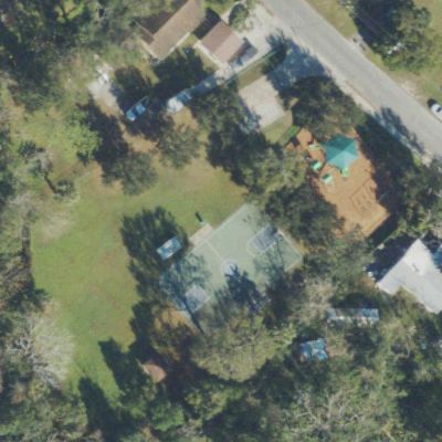 Aerial view of Jamestown Park