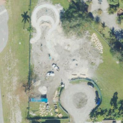 Aerial view of Jeb Estates Park