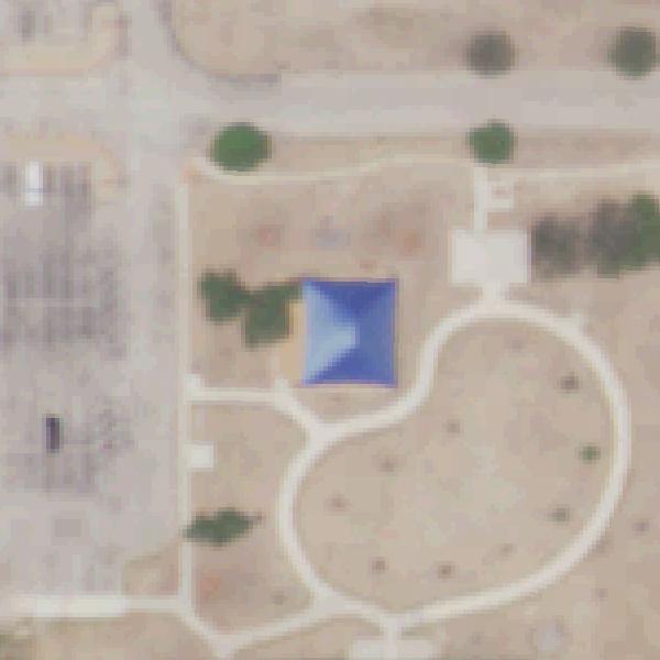 Aerial photo of Jim Mattox Park