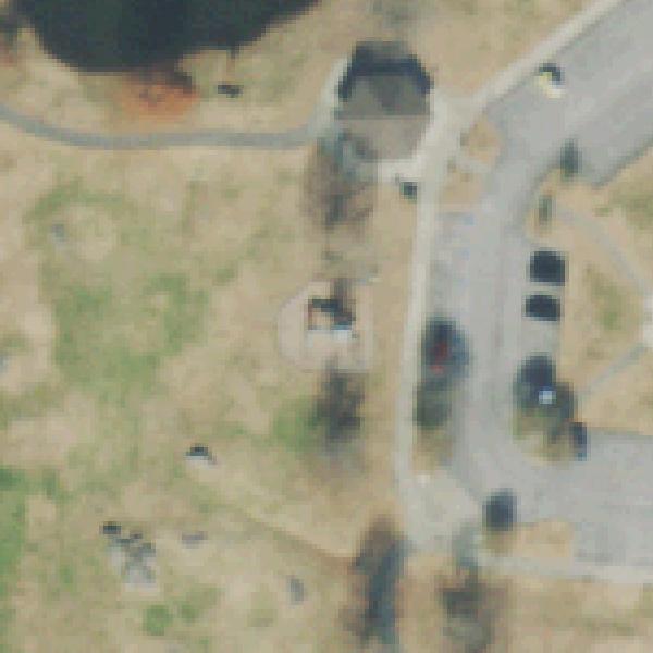 Aerial photo of Jim Warren Park