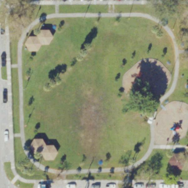 Aerial view of Joe Sherron Park