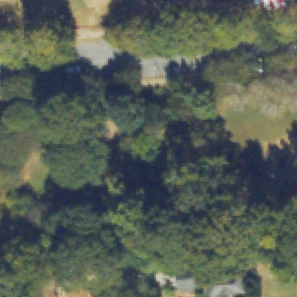 Aerial view of John C Howell Park