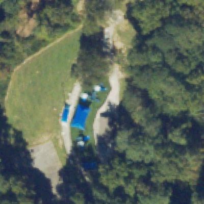 Aerial view of John Evans Legacy Park