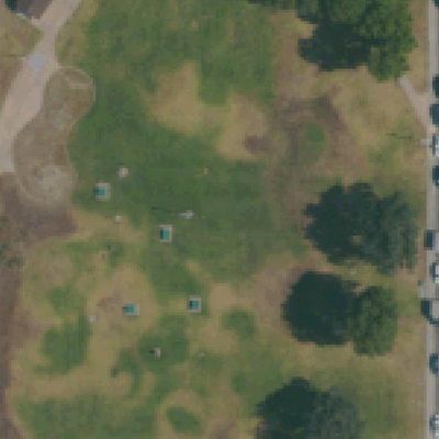 Aerial view of John F. Kennedy Neighborhood Park (JFK Park)
