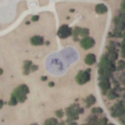 Aerial photo of John James Park