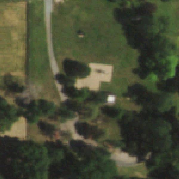 Aerial photo of John Meade Park