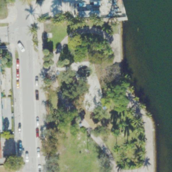 Aerial view of José Martí Park