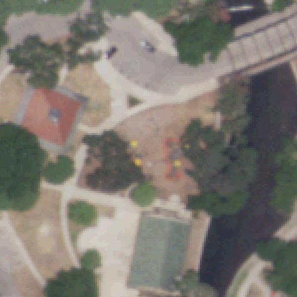 Aerial photo of Joske Pavilion