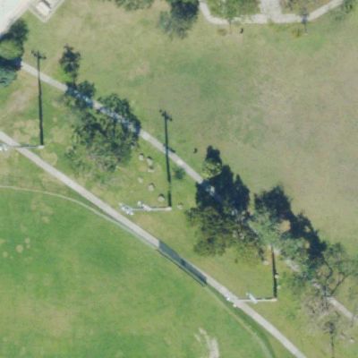 Aerial view of Juan Pablo Duarte Park