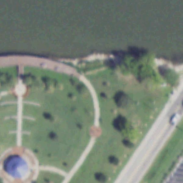 Aerial photo of Juan Seguin Historic Park