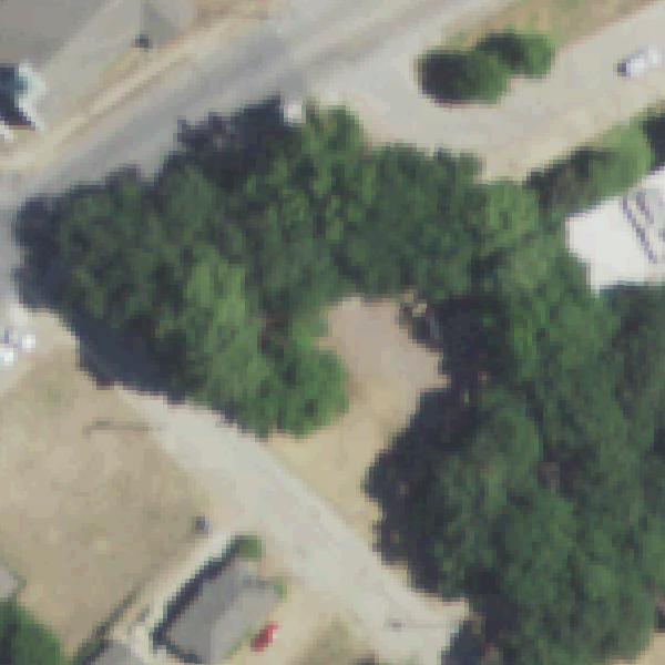 Aerial view of Juanita J Craft Park