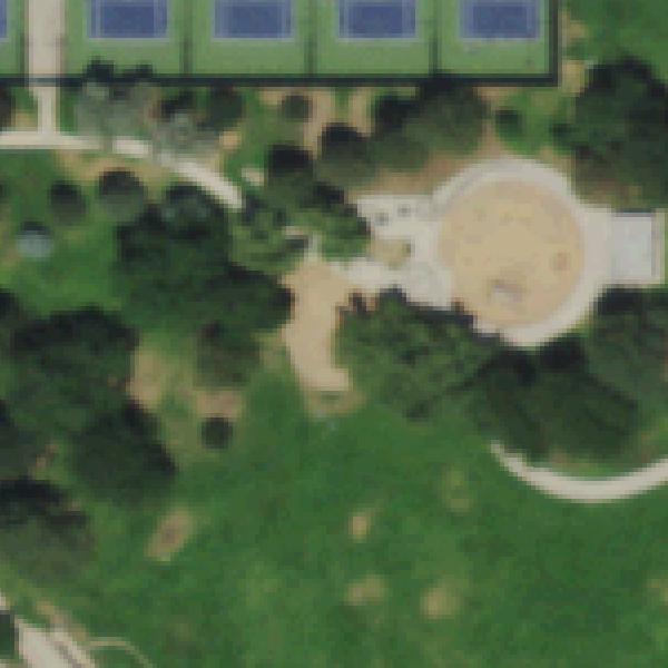 Aerial photo of Karmiel Children's Garden