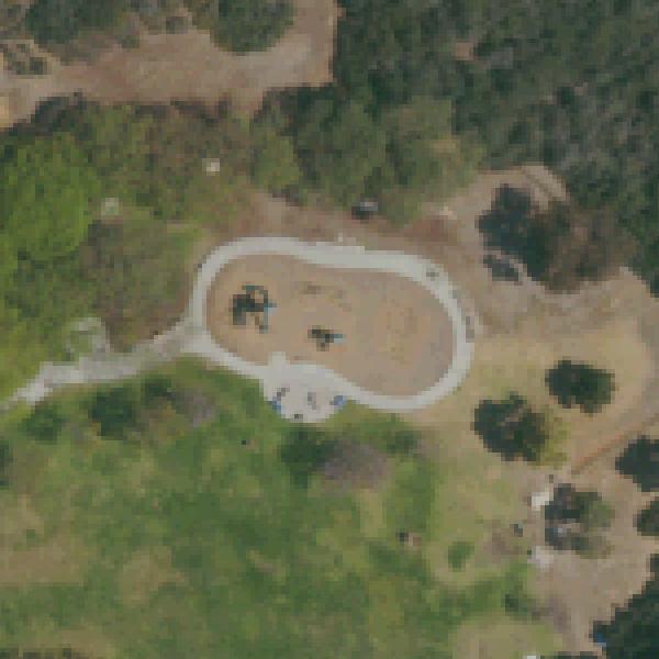 Aerial view of Kate Sessions Memorial Park