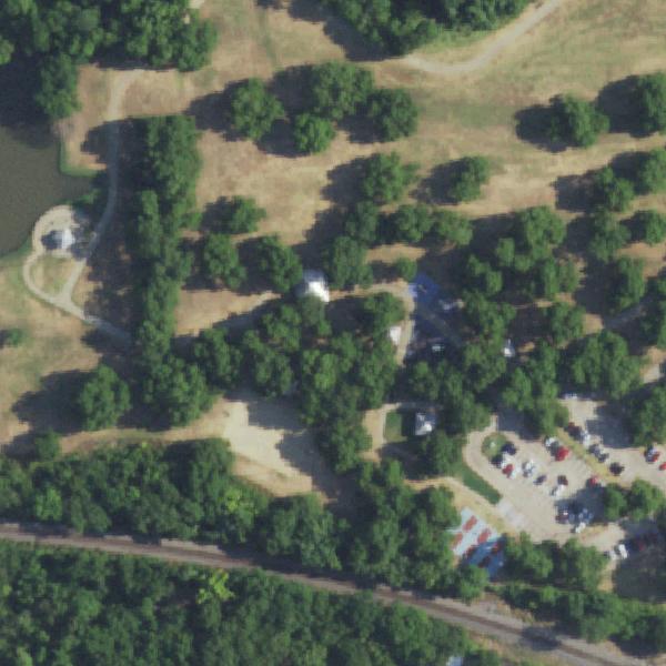 Aerial photo of Katherine Rose Memorial Park