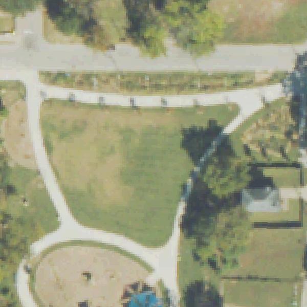 Aerial view of Kathryn Johnston Memorial Park
