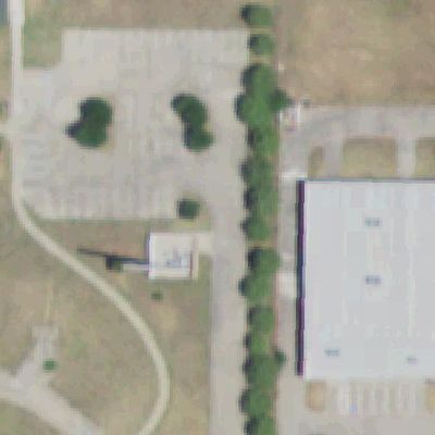 Aerial view of Katy Railroad Park
