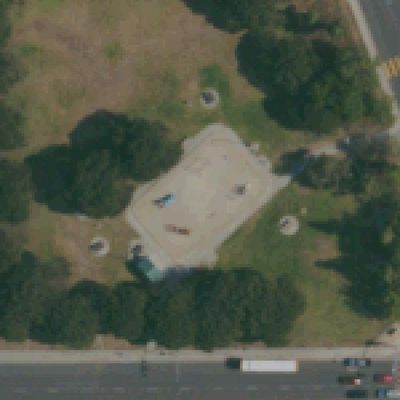 Aerial view of Keiller Neighborhood Park (Jamacha)