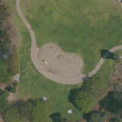 Aerial view of Kelly Street Neighborhood Park