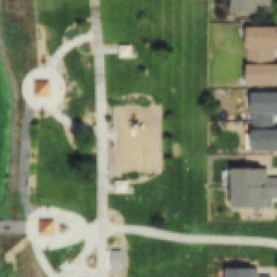 Aerial photo of Ken Mitchell Park