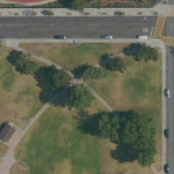Aerial view of Kennedy Park Playground