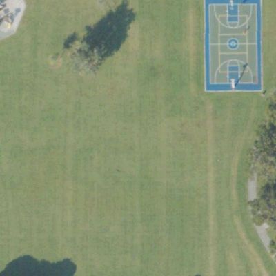 Aerial view of Kevin Broils Park