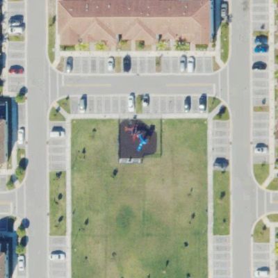Aerial view of Kids park