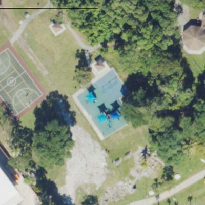 Aerial view of Kids Playground