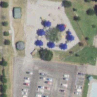 Aerial view of KidZone
