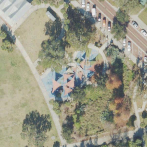 Aerial photo of Kissimmee Lakefront Park