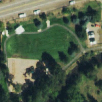 Aerial photo of Kittredge Community Park