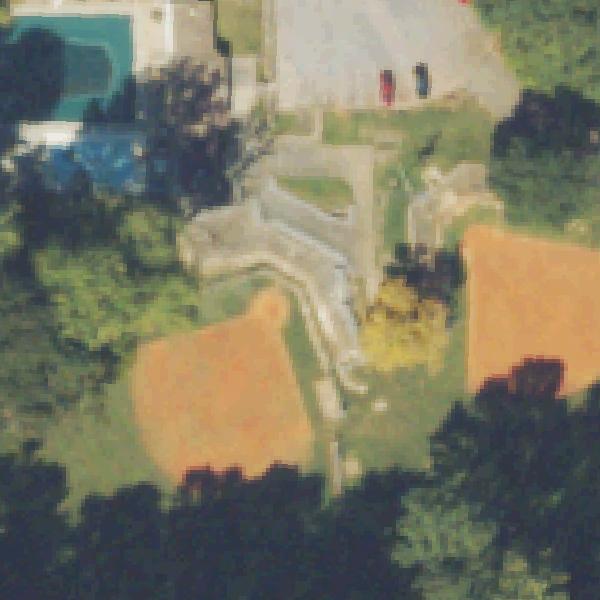 Aerial view of Kittredge Park