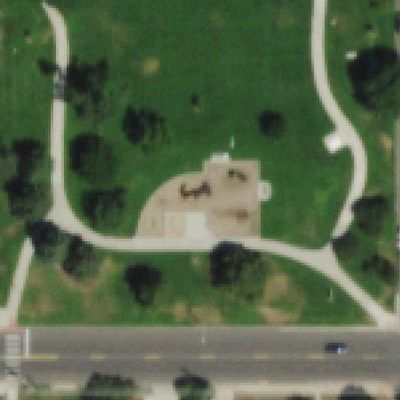 Aerial photo of Kittredge Park