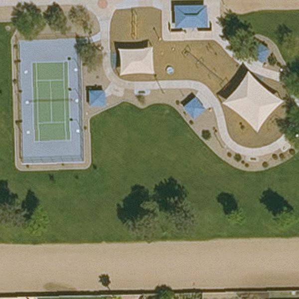 Aerial view of Kiwanis Park