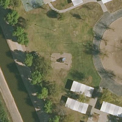 Aerial view of Kiwanis Park
