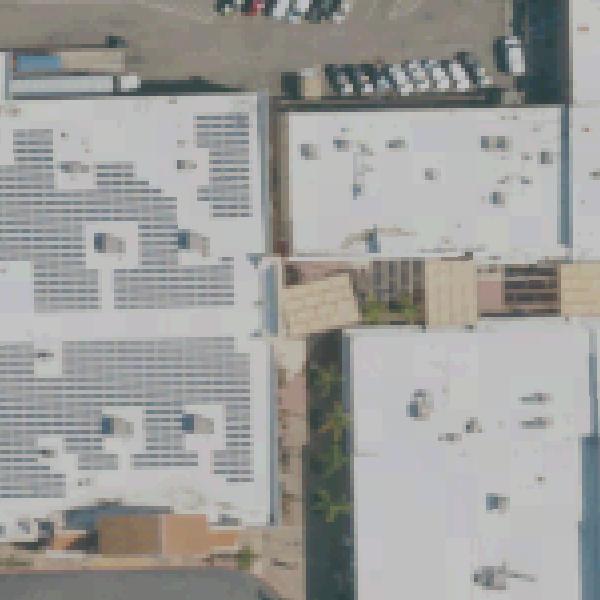 Aerial view of Kompan Playground